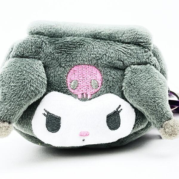 サンリオ クロミ カラビナ付ふわミニポーチ キーホルダー Sanrio 商品画像2：キャラグッズPERFECT WORLD TOKYO