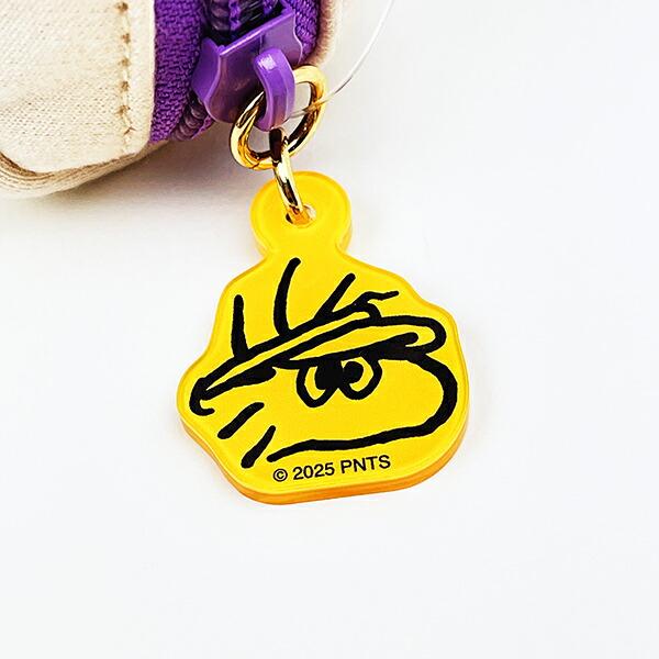 スヌーピー ウッドストック パフプリントミニポーチ アイボリー SNOOPY 商品画像4：キャラグッズPERFECT WORLD TOKYO