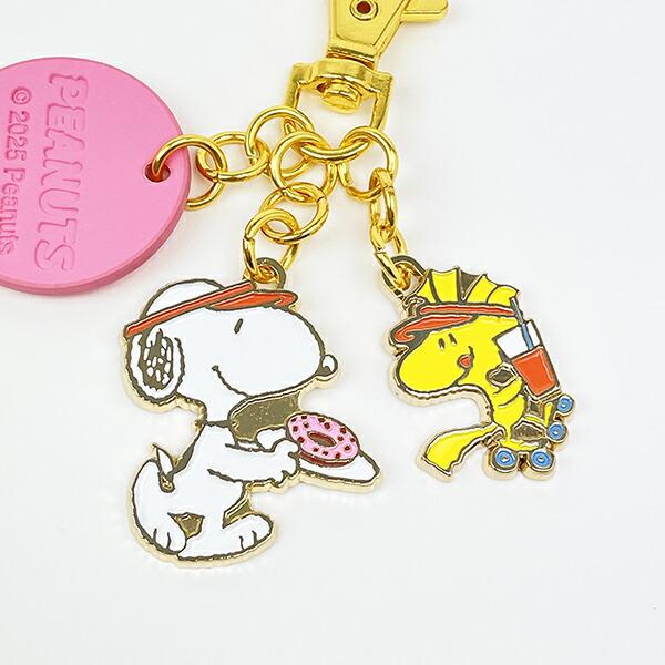 スヌーピー ウッドストック 3連キーチャーム カフェスタンド SNOOPY 商品画像2：キャラグッズPERFECT WORLD TOKYO