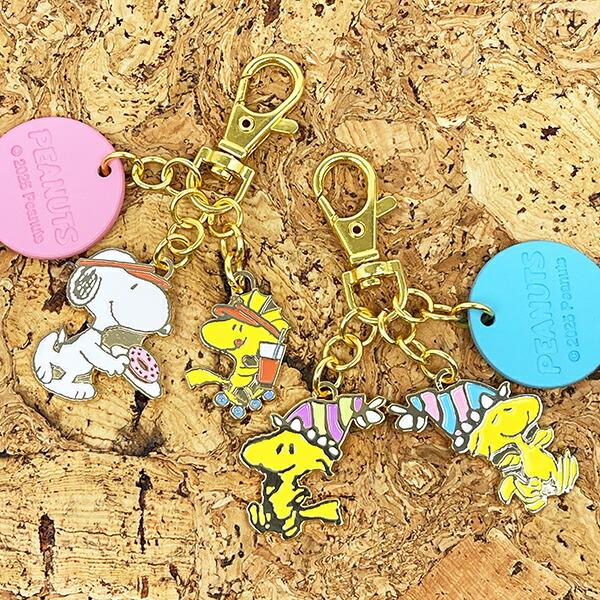 スヌーピー ウッドストック 3連キーチャーム カフェスタンド SNOOPY 商品画像4：キャラグッズPERFECT WORLD TOKYO