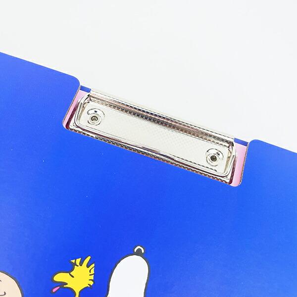 スヌーピー 2つ折りクリップボード(A4) ネイビー 文具 ファイル SNOOPY 商品画像3：キャラグッズPERFECT WORLD TOKYO