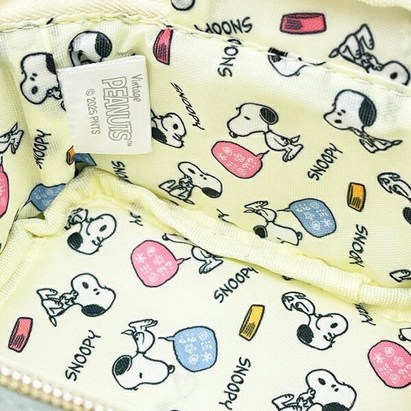 スヌーピー ボックスミニポーチ SNOOPY 商品画像6：キャラグッズPERFECT WORLD TOKYO