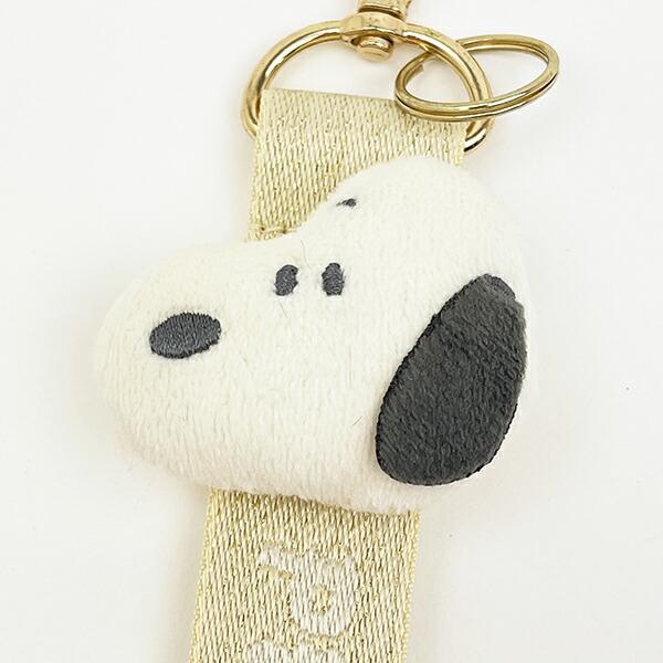 スヌーピー ストラップキーホルダー ゴールド SNOOPY 商品画像2：キャラグッズPERFECT WORLD TOKYO