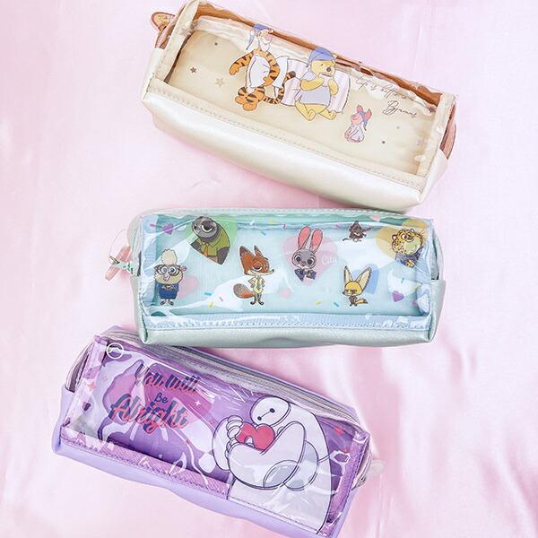 ディズニー くまのプーさん Wファスナーペンケース 文具 スクール  Disney 商品画像7：キャラグッズPERFECT WORLD TOKYO
