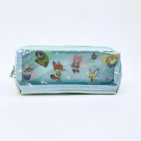 ディズニー ズートピア Wファスナーペンケース 文具 スクール  Disney