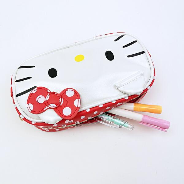 サンリオ ハローキティ ペンケース レッド  Sanrio 商品画像5：キャラグッズPERFECT WORLD TOKYO