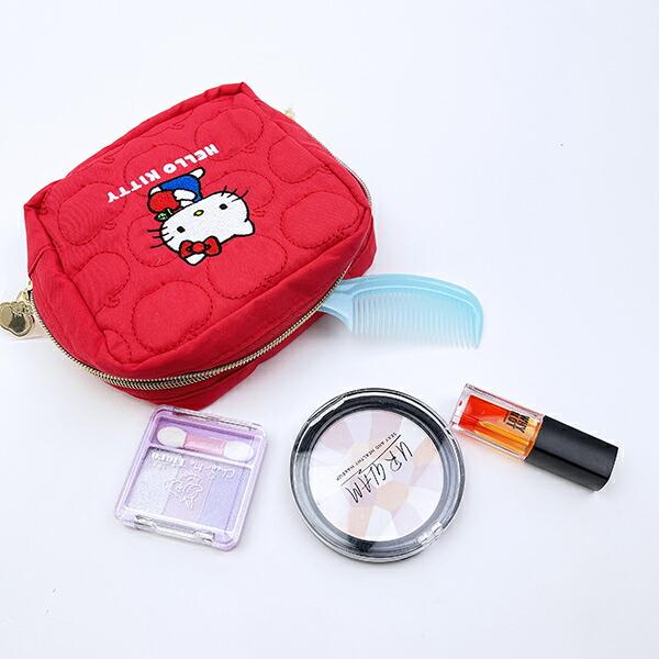 サンリオ ハローキティ キルティングポーチ  Sanrio 商品画像7：キャラグッズPERFECT WORLD TOKYO
