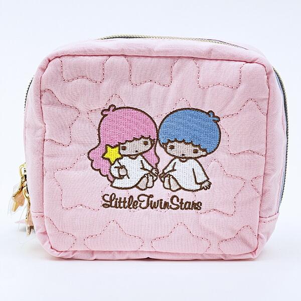 サンリオ リトルツインスターズ キキララ キルティングポーチ  Sanrio