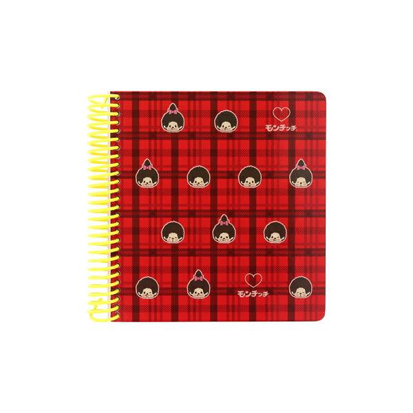 モンチッチ パターン スクエアリングノート 文具 日本製