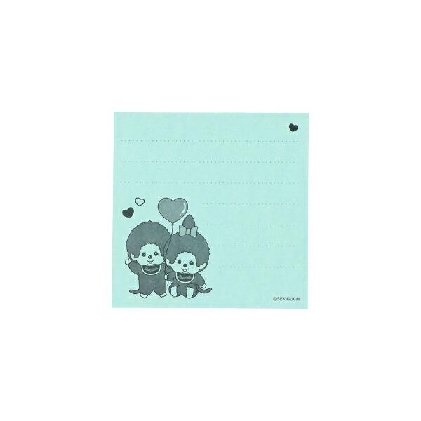 モンチッチ 赤チェック 付箋メモ5C 文具 日本製 商品画像3：キャラグッズPERFECT WORLD TOKYO