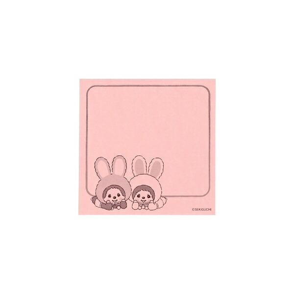 モンチッチ 青チェック 付箋メモ5C 文具 日本製 商品画像4：キャラグッズPERFECT WORLD TOKYO