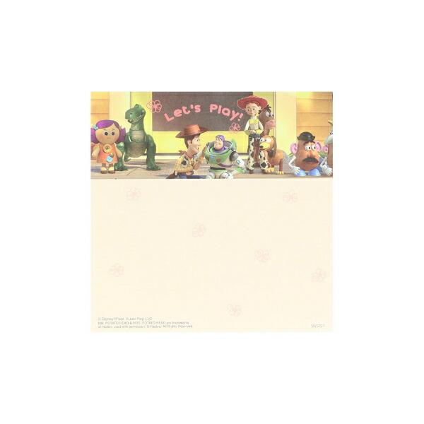ディズニー トイストーリー 30th スクエアメモ シーン 文具 日本製 Disney 商品画像4：キャラグッズPERFECT WORLD TOKYO