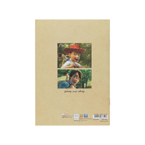 ディズニー トイストーリー 30th ノートA5 アンディ 文具 日本製 Disney 商品画像2：キャラグッズPERFECT WORLD TOKYO