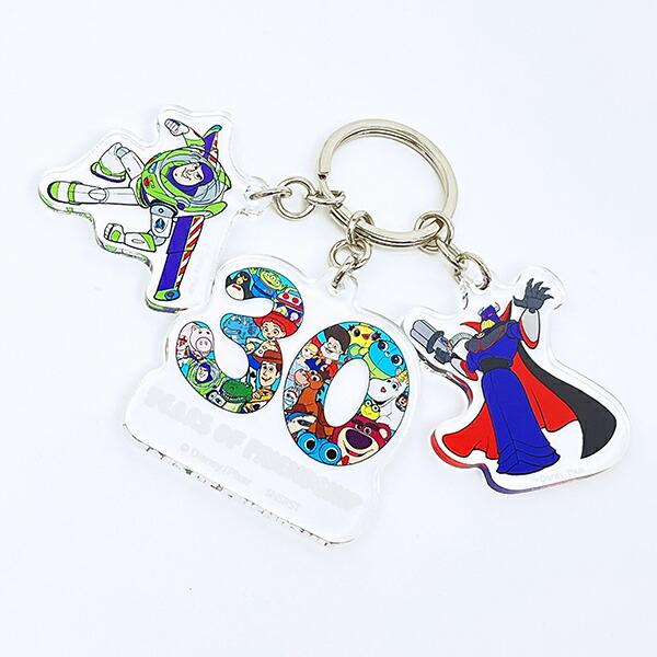 ディズニー トイストーリー 30th バズ＆ザーグ 3連アクリルキーホルダー 日本製 Disney 商品画像2：キャラグッズPERFECT WORLD TOKYO