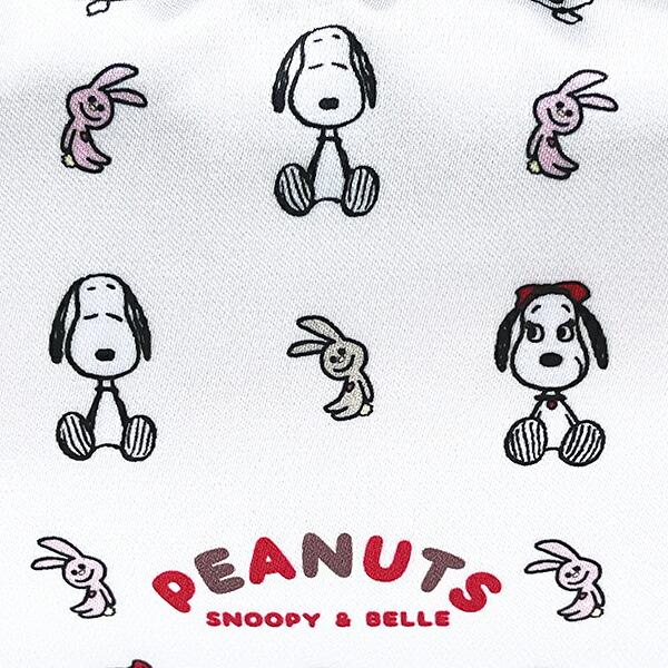スヌーピー ＆ベル サテンミニポーチ アイボリー SNOOPY 商品画像2：キャラグッズPERFECT WORLD TOKYO