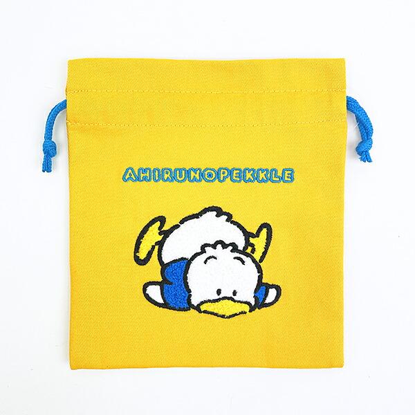 サンリオ あひるのペックル サガラ刺繍巾着 レトロ サンリオキャラクターズ5 ･･･