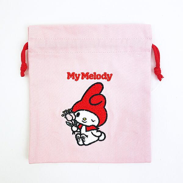 サンリオ マイメロディ サガラ刺繍巾着 レトロ サンリオキャラクターズ5 Sanr･･･