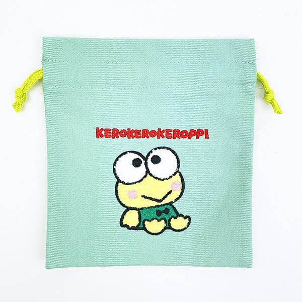 サンリオ けろけろけろっぴ サガラ刺繍巾着 レトロ サンリオキャラクターズ5 ･･･