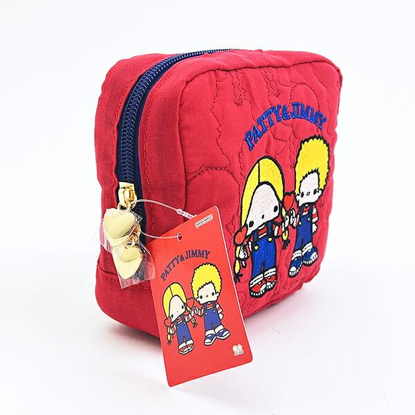 サンリオ パティ＆ジミー キルティングポーチ レトロ サンリオキャラクターズ5 Sanrio 商品画像3：キャラグッズPERFECT WORLD TOKYO