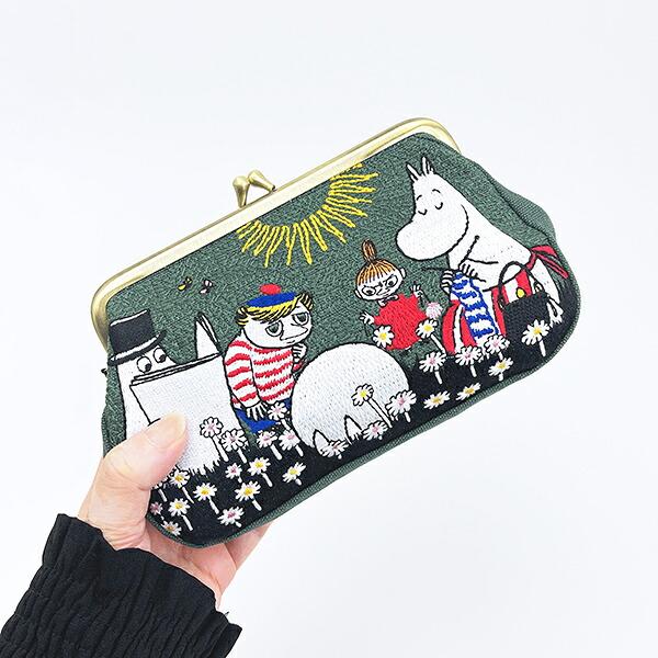 ムーミン 畳刺繍ペンポーチ がま口 NLC 仲間 ペンケース MOOMIN 商品画像5：キャラグッズPERFECT WORLD TOKYO