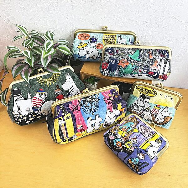 ムーミン リトルミイ 畳刺繍スリムペンポーチ がま口 NLC 森 ペンケース MOOMIN 商品画像6：キャラグッズPERFECT WORLD TOKYO