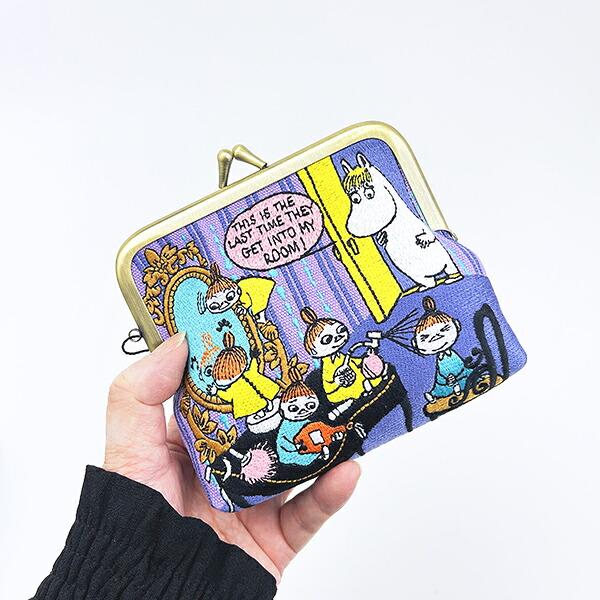 ムーミン リトルミイ 畳刺繍ミニポーチ がま口 NLC 部屋 MOOMIN 商品画像5：キャラグッズPERFECT WORLD TOKYO