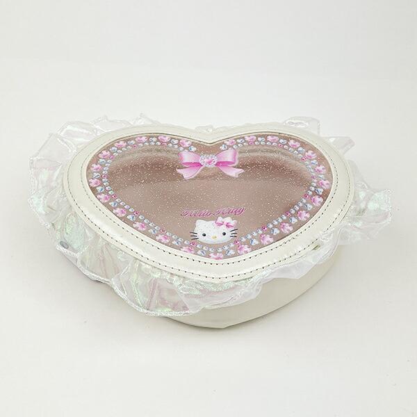 サンリオ ハローキティ バレエコア ハート型クリアポーチ Sanrio 商品画像3：キャラグッズPERFECT WORLD TOKYO