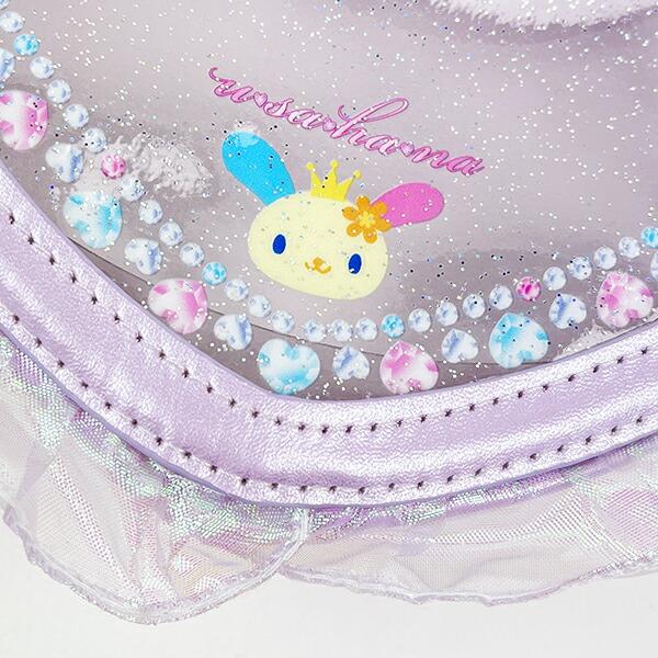 サンリオ ウサハナ バレエコア ハート型クリアポーチ Sanrio 商品画像2：キャラグッズPERFECT WORLD TOKYO