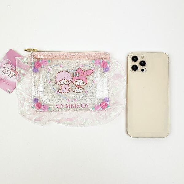 サンリオ マイメロディ バレエコア フリル付クリアポーチ Sanrio 商品画像4：キャラグッズPERFECT WORLD TOKYO