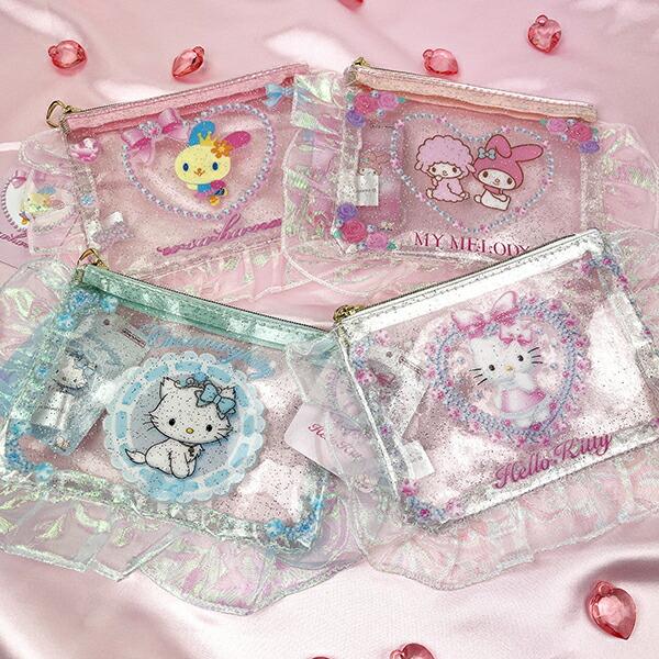 サンリオ マイメロディ バレエコア フリル付クリアポーチ Sanrio 商品画像6：キャラグッズPERFECT WORLD TOKYO