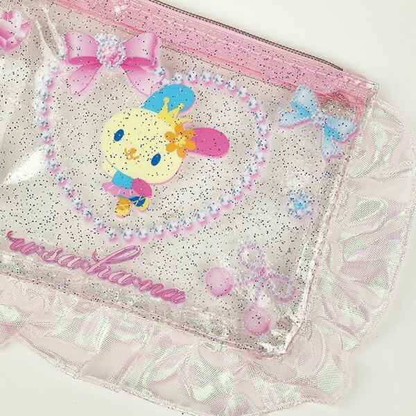 サンリオ ウサハナ バレエコア フリル付クリアポーチ Sanrio 商品画像2：キャラグッズPERFECT WORLD TOKYO