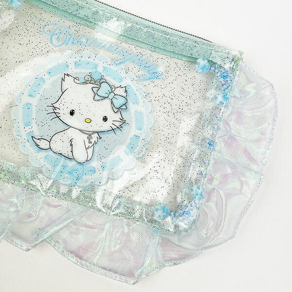 サンリオ チャーミーキティ バレエコア フリル付クリアポーチ Sanrio 商品画像2：キャラグッズPERFECT WORLD TOKYO