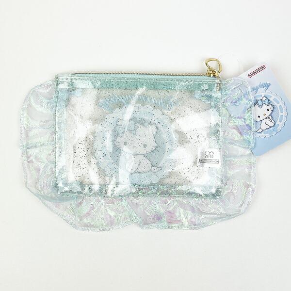 サンリオ チャーミーキティ バレエコア フリル付クリアポーチ Sanrio 商品画像3：キャラグッズPERFECT WORLD TOKYO