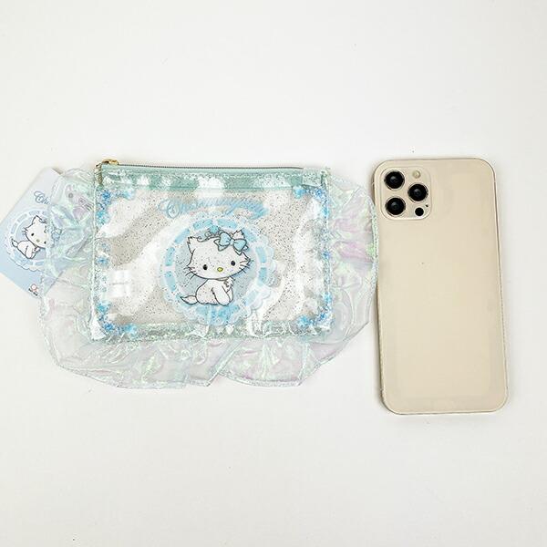 サンリオ チャーミーキティ バレエコア フリル付クリアポーチ Sanrio 商品画像4：キャラグッズPERFECT WORLD TOKYO