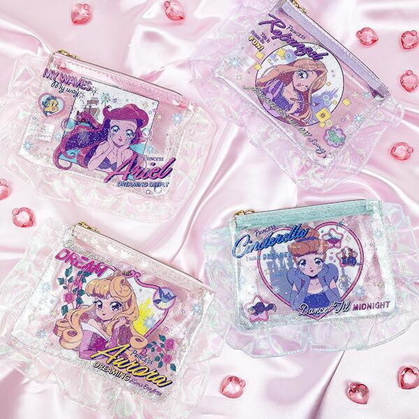 ディズニープリンセス シンデレラ バレエコア フリル付クリアポーチ Disney 商品画像7：キャラグッズPERFECT WORLD TOKYO