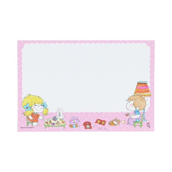 水森亜土 8柄レターセット(レッド) 文具 日本製 亜土ちゃん 商品画像13：キャラグッズPERFECT WORLD TOKYO