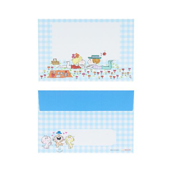 水森亜土 8柄レターセット(レッド) 文具 日本製 亜土ちゃん 商品画像14：キャラグッズPERFECT WORLD TOKYO