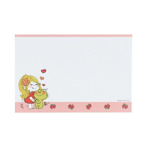 水森亜土 8柄レターセット(レッド) 文具 日本製 亜土ちゃん 商品画像3：キャラグッズPERFECT WORLD TOKYO