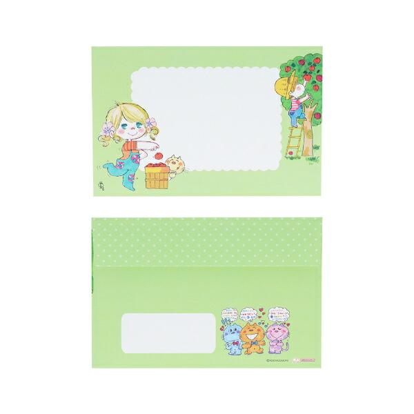 水森亜土 8柄レターセット(レッド) 文具 日本製 亜土ちゃん 商品画像8：キャラグッズPERFECT WORLD TOKYO