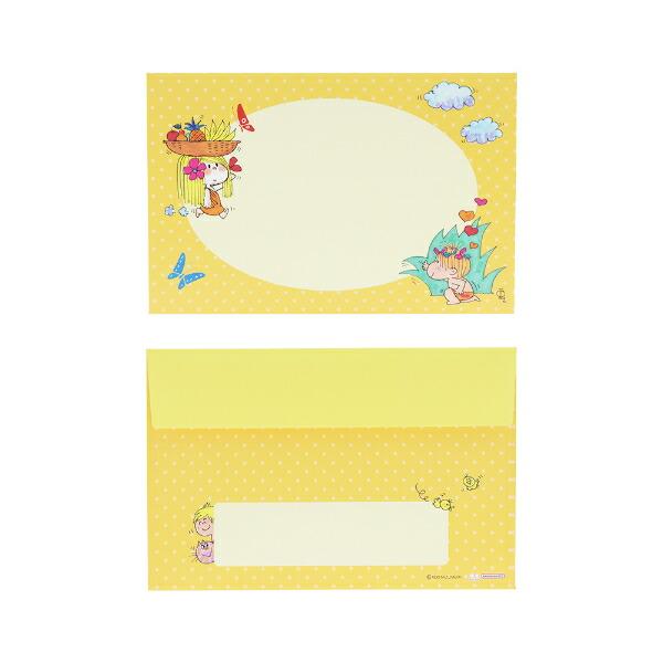 水森亜土 8柄レターセット(レッド) 文具 日本製 亜土ちゃん 商品画像10：キャラグッズPERFECT WORLD TOKYO