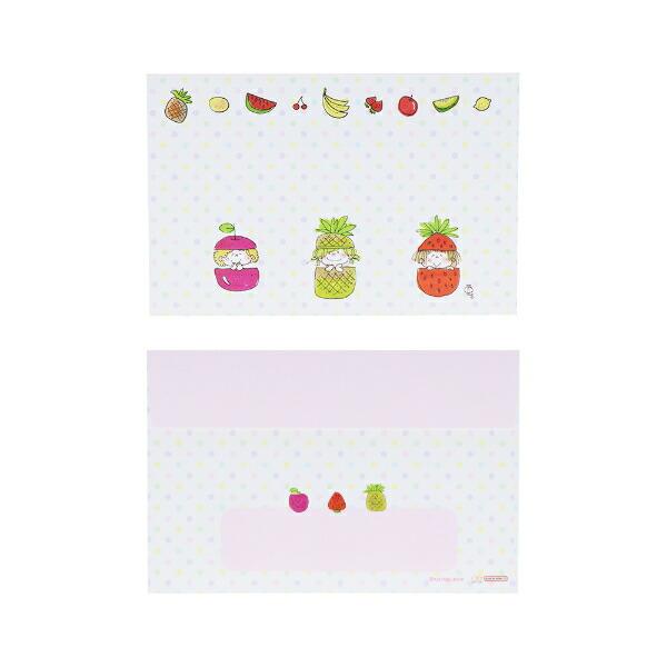 水森亜土 8柄レターセット(ピンク) 文具 日本製 亜土ちゃん 商品画像14：キャラグッズPERFECT WORLD TOKYO