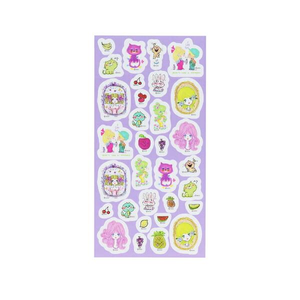 水森亜土 フルーツ シートシール 文具 日本製 亜土ちゃん 商品画像2：キャラグッズPERFECT WORLD TOKYO