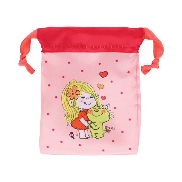 水森亜土 フルーツコレクション ミニ巾着 【全6種類のうちランダムで1点】 亜土ちゃん 商品画像3：キャラグッズPERFECT WORLD TOKYO