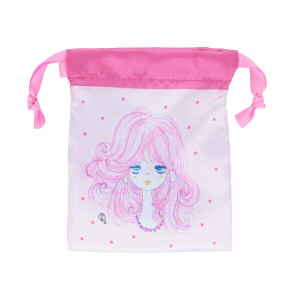 水森亜土 フルーツコレクション ミニ巾着 【全6種類のうちランダムで1点】 亜土ちゃん 商品画像5：キャラグッズPERFECT WORLD TOKYO