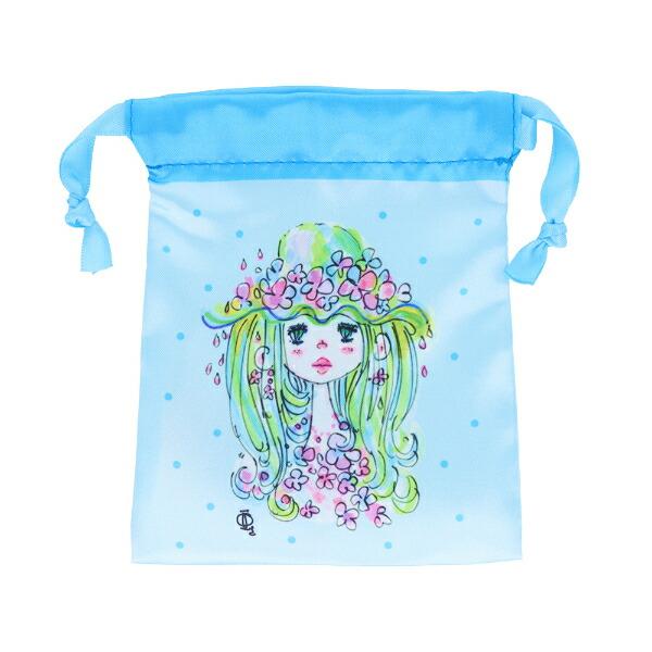水森亜土 フルーツコレクション ミニ巾着 【全6種類のうちランダムで1点】 亜土ちゃん 商品画像7：キャラグッズPERFECT WORLD TOKYO