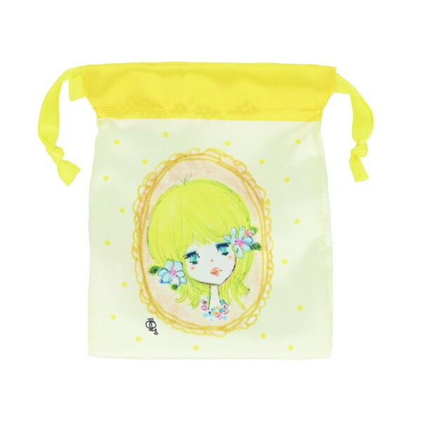 水森亜土 フルーツコレクション ミニ巾着 【全6種類のうちランダムで1点】 亜土ちゃん 商品画像9：キャラグッズPERFECT WORLD TOKYO