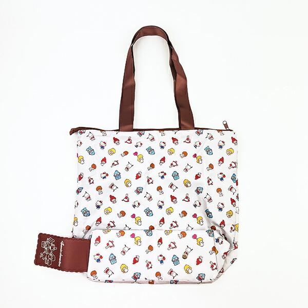 サンリオキャラクターズ 3ルームマチ付きエコバッグ マイバッグ Sanrio