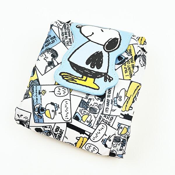 スヌーピー コミック 3ルームマチ付きエコバッグ マイバッグ SNOOPY 商品画像8：キャラグッズPERFECT WORLD TOKYO