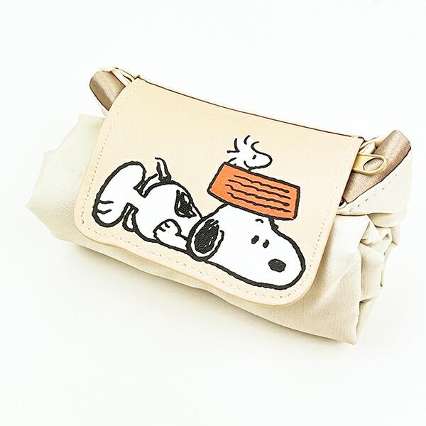 スヌーピー ウッドストック 2ルームコンパクトエコバッグ マイバッグ SNOOPY 商品画像7：キャラグッズPERFECT WORLD TOKYO