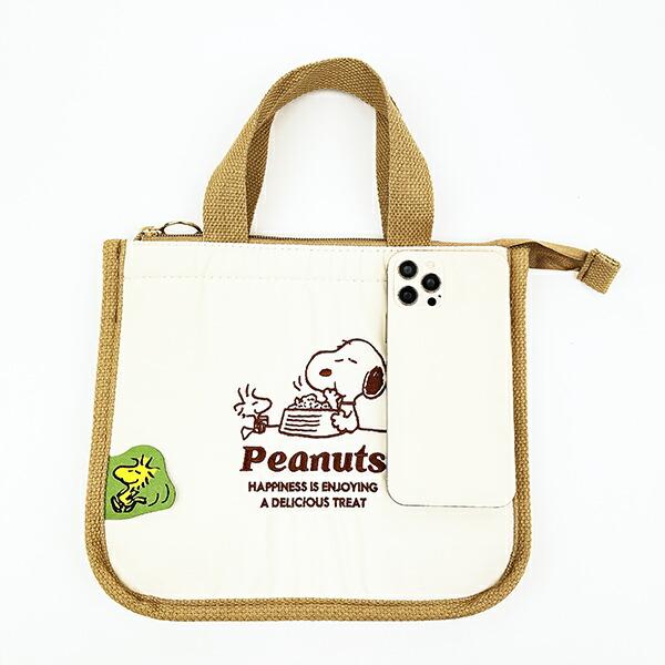 スヌーピー ウッドストック 保冷ランチバッグ SNOOPY 商品画像7：キャラグッズPERFECT WORLD TOKYO